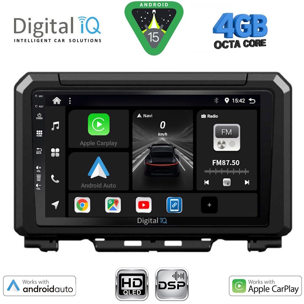 DIGITAL IQ BXF 6679_CPAA (9inc) MULTIMEDIA TABLET for SUZUKI JIMNY mod. 2017-2026 - DIGITAL iQ BXF 6679_CPAA