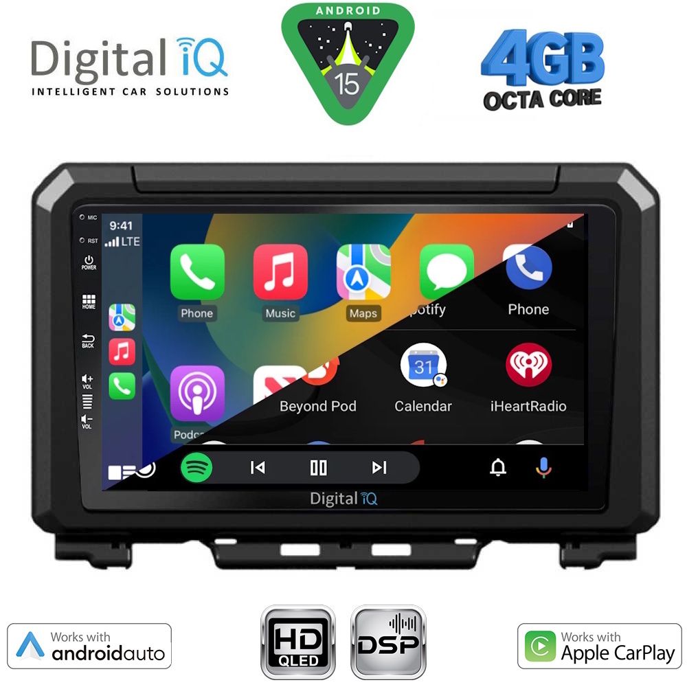 DIGITAL IQ BXF 6679_CPAA (9inc) MULTIMEDIA TABLET for SUZUKI JIMNY mod. 2017-2026 - DIGITAL iQ BXF 6679_CPAA