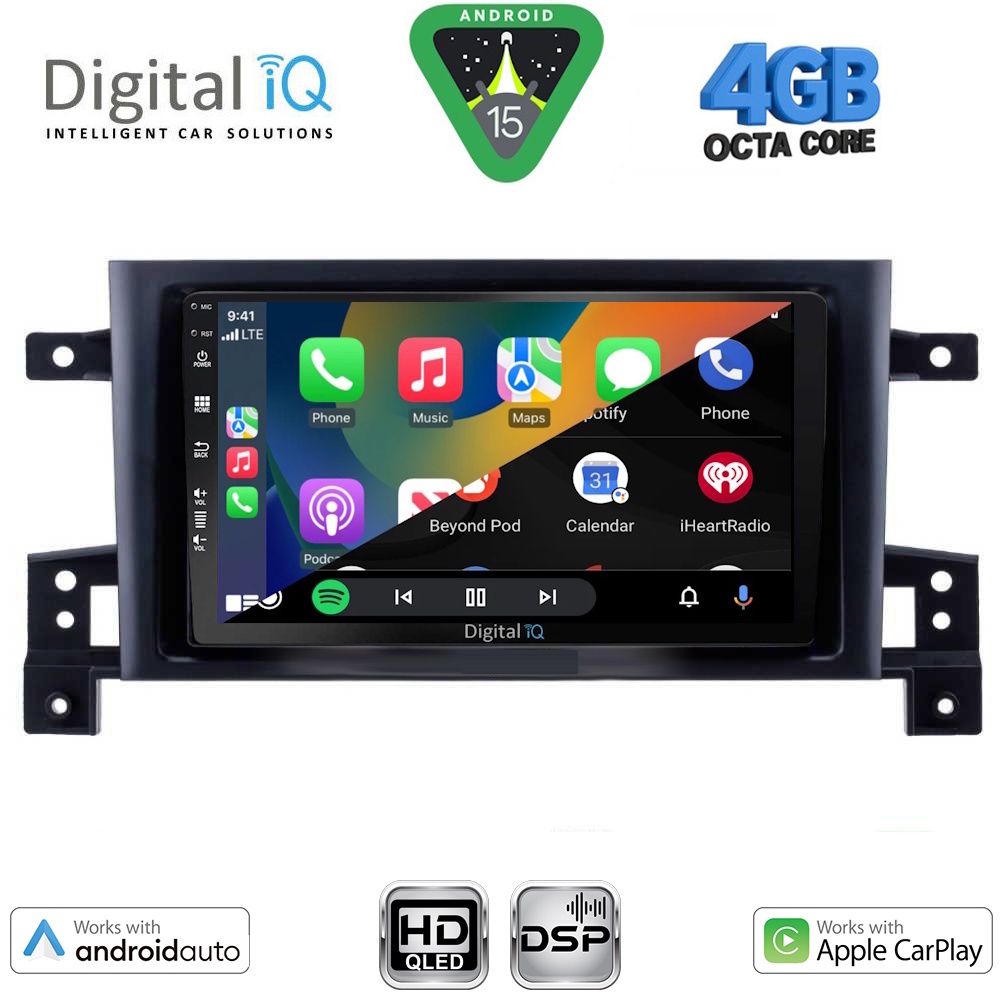 DIGITAL IQ BXF 6696_CPAA (9inc) MULTIMEDIA TABLET for SUZUKI GRAND VITARA mod. 2005-2015 - DIGITAL iQ BXF 6696_CPAA