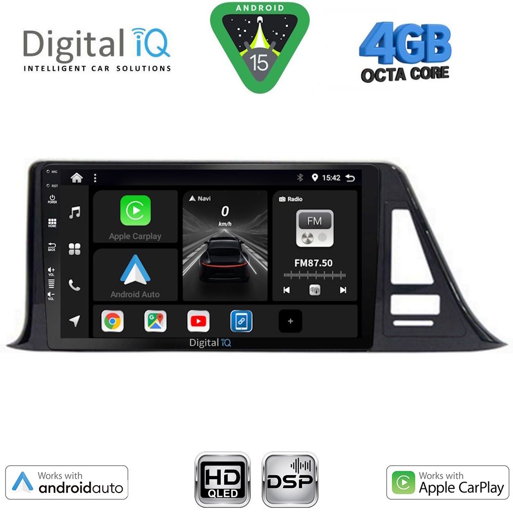 DIGITAL IQ BXF 6709_CPAA (9inc) MULTIMEDIA TABLET for TOYOTA CH-R mod. 2017-2023 - DIGITAL iQ BXF 6709_CPAA
