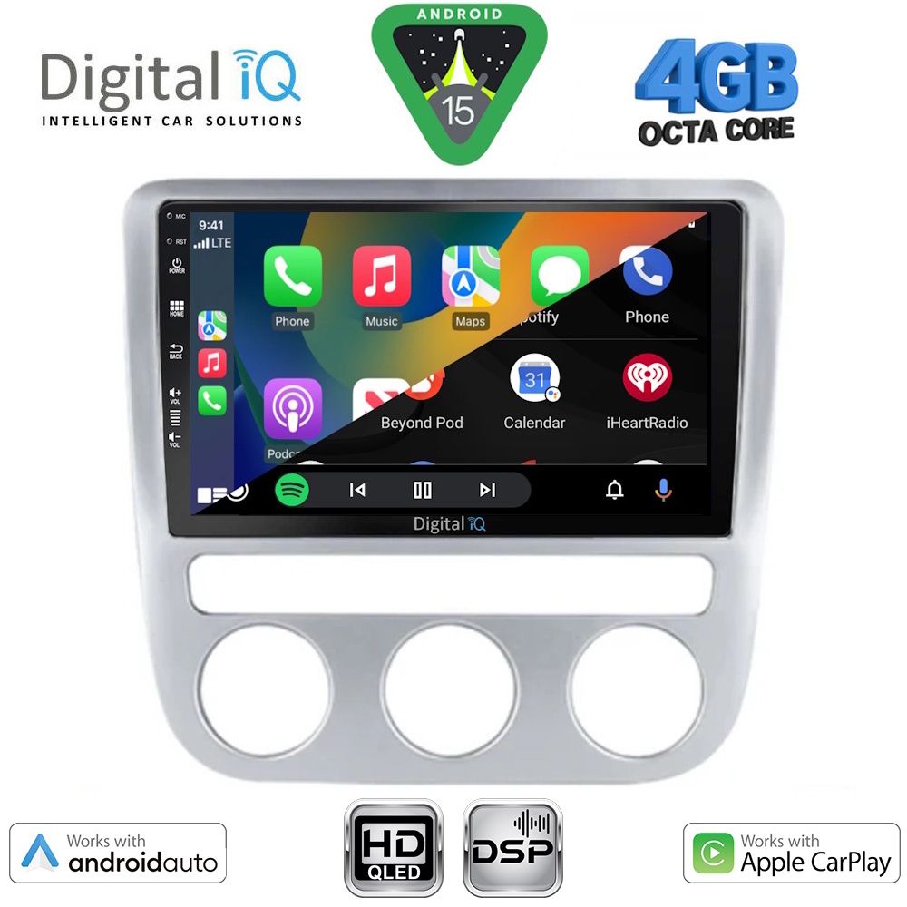 DIGITAL IQ BXF 6752_CPAA CLIMA (9inc) MULTIMEDIA TABLET for VW EOS mod. 2006-2016 - SCIROCCO mod. 2008-2010 - DIGITAL iQ BXF 6752_CPAA