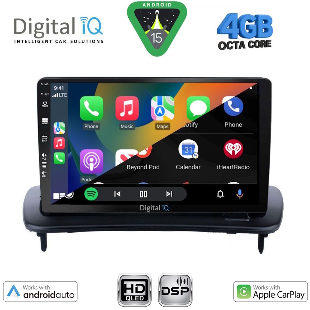 DIGITAL IQ BXF 6783_CPAA (9inc) MULTIMEDIA TABLET for VOLVO C30 - S40 mod. 2004-2013 - DIGITAL iQ BXF 6783_CPAA