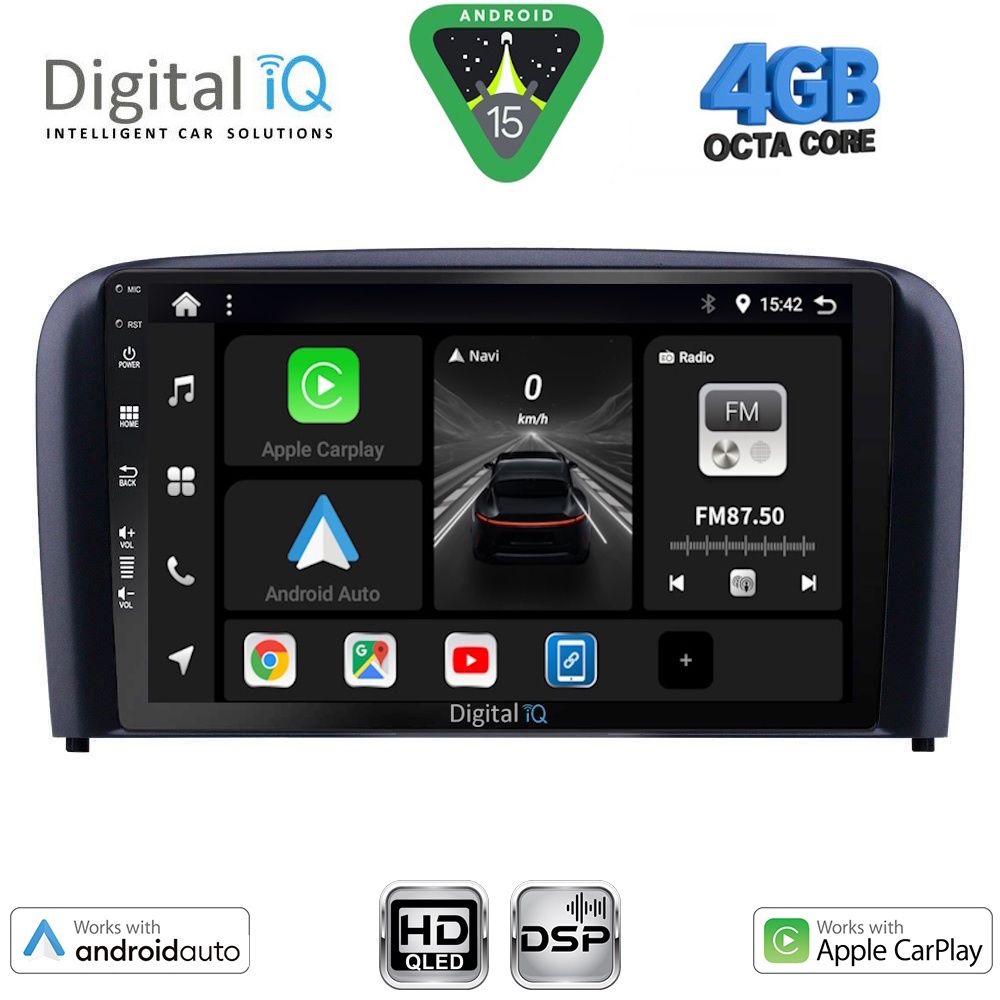 DIGITAL IQ BXF 6786_CPAA (9inc) MULTIMEDIA TABLET for VOLVO S80 mod. 1998-2006 - DIGITAL iQ BXF 6786_CPAA