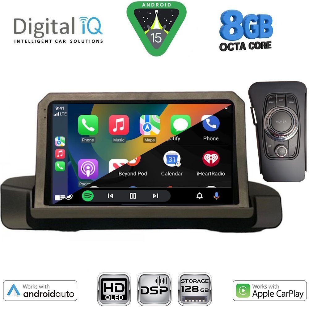 DIGITAL IQ BXF 7044_CPAA (9inc) MULTIMEDIA TABLET for BMW S.3 (E90-91-92) mod. 2005-2012
