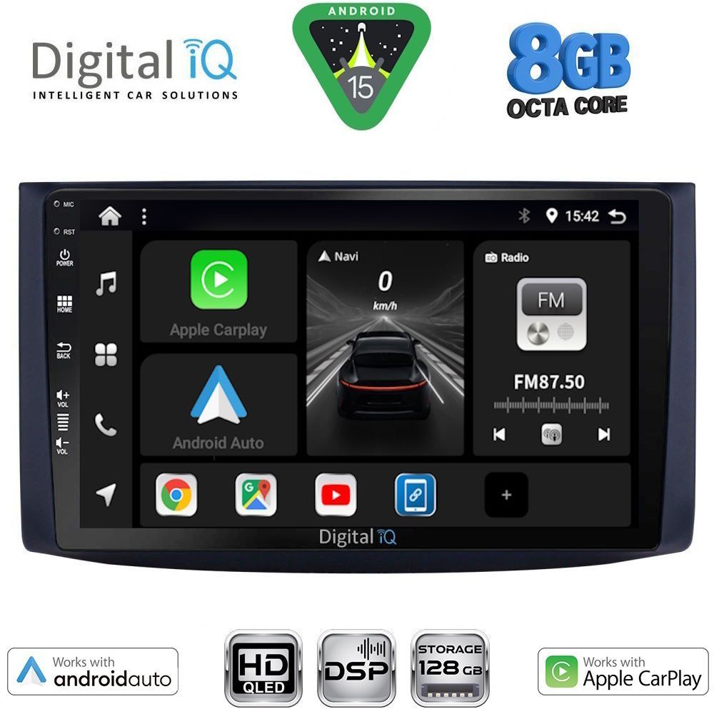 DIGITAL IQ BXF 7072_CPAA (9inc) MULTIMEDIA TABLET for CHEVROLET AVEO mod. 2006-2010 - DIGITAL IQ 7072_CPAA