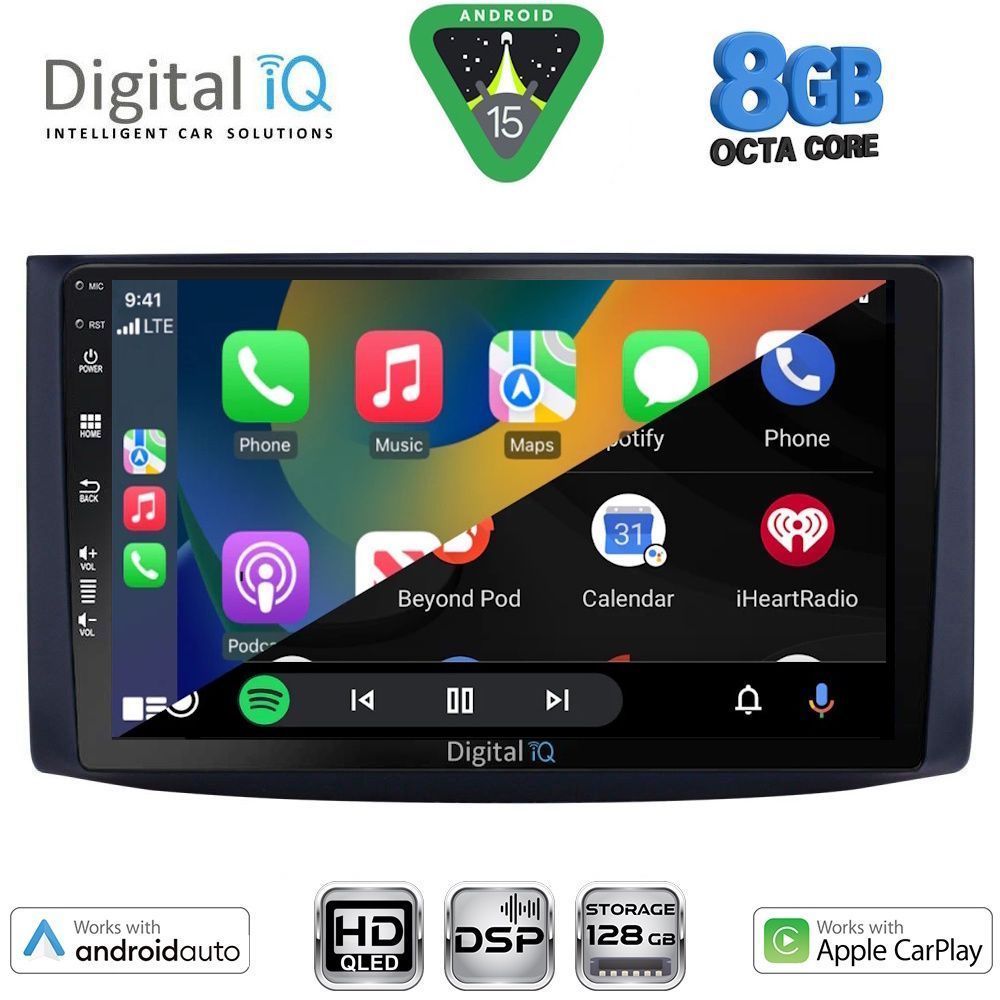 DIGITAL IQ BXF 7072_CPAA (9inc) MULTIMEDIA TABLET for CHEVROLET AVEO mod. 2006-2010 - DIGITAL IQ 7072_CPAA