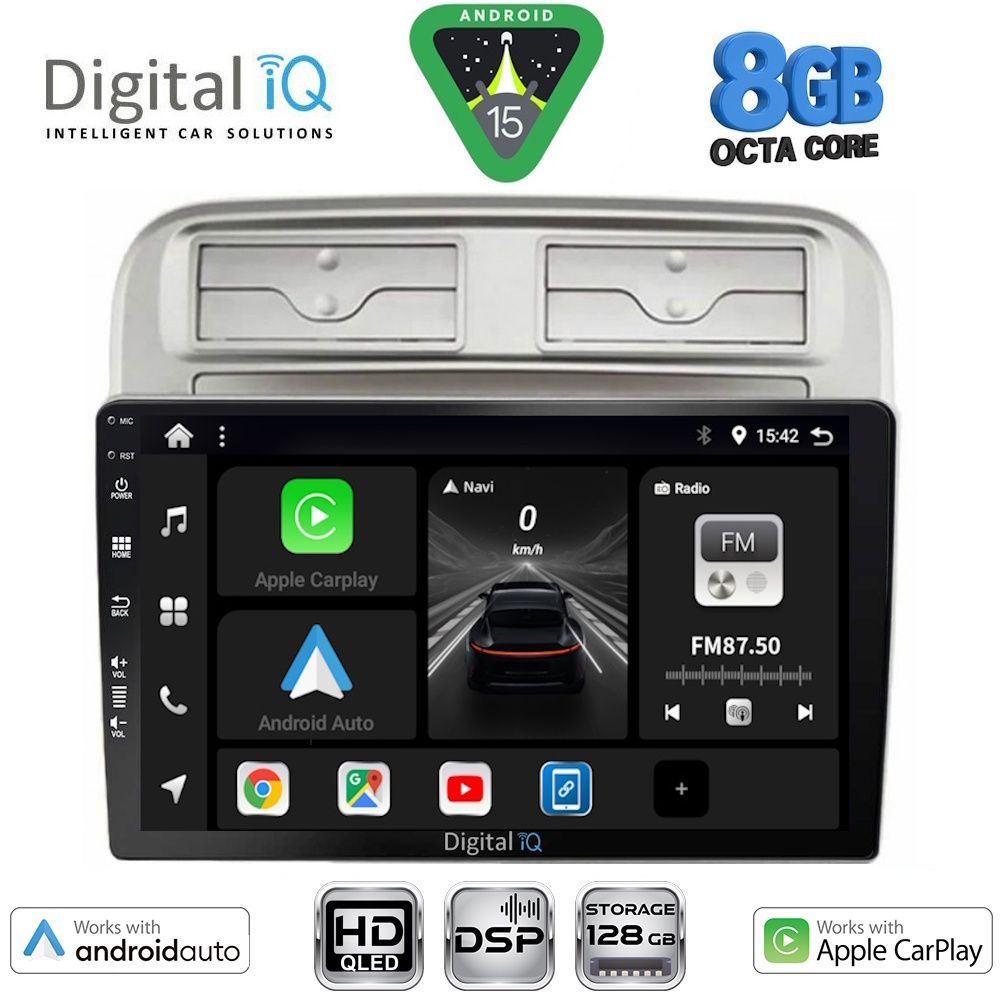 DIGITAL IQ BXF 7128_CPAA (9inc) MULTIMEDIA TABLET for FIAT GRANDE PUNTO mod. 2005-2012 - DIGITAL IQ 7128_CPAA