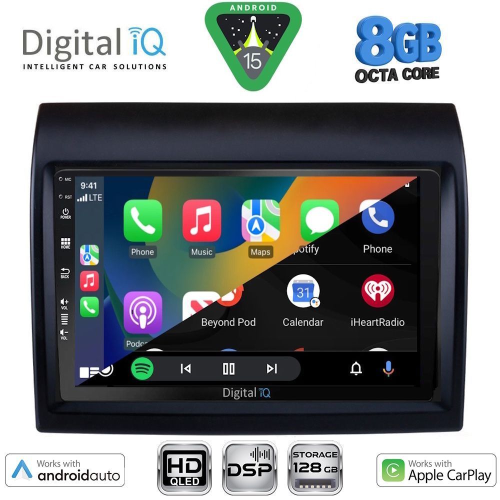 DIGITAL IQ BXF 7141_CPAA (9inc) MULTIMEDIA TABLET for FIAT DUCATO – CITROEN JUMPER – PEUGEOT BOXER mod. 2011-2021