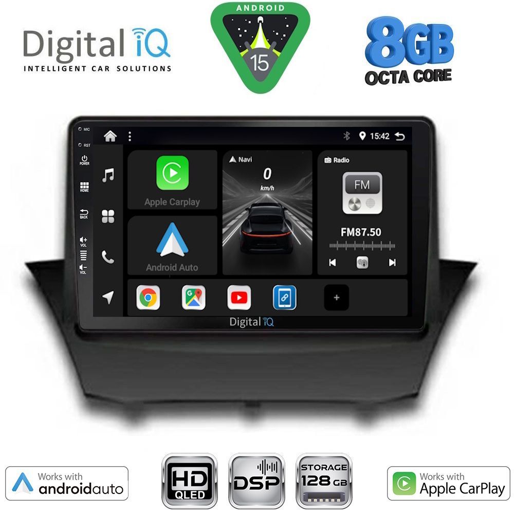 DIGITAL IQ BXF 7154A_CPAA (9inc) MULTIMEDIA TABLET for FORD FIESTA mod. 2008-2017 - DIGITAL IQ 7154_CPAA