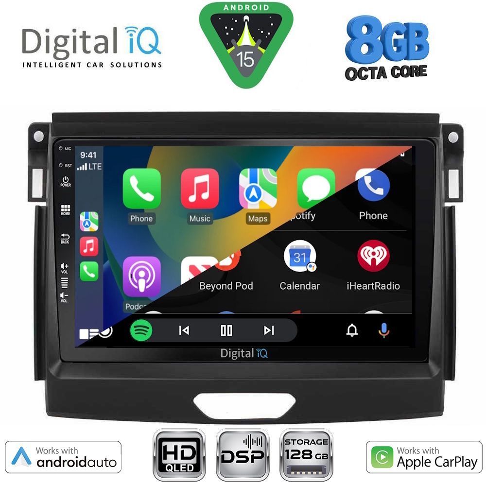DIGITAL IQ BXF 7173_CPAA (9inc) MULTIMEDIA TABLET for FORD RANGER mod. 2018-2023 - DIGITAL IQ 7173_CPAA