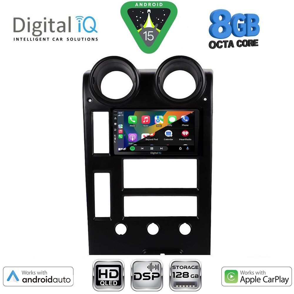 DIGITAL IQ BXF 7215_CPAA (9inc) MULTIMEDIA TABLET for HUMMER H2 mod. 2001-2007 - DIGITAL IQ 7215_CPAA