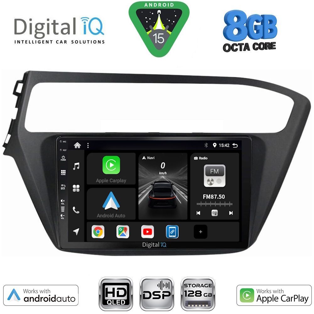 DIGITAL IQ BXF 7230_CPAA (9inc) MULTIMEDIA TABLET for HYUNDAI i20 mod. 2018-2021 - DIGITAL IQ 7230_CPAA