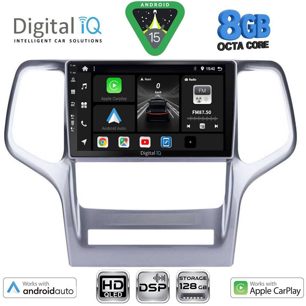 DIGITAL IQ BXF 7282_CPAA (9inc) MULTIMEDIA TABLET for JEEP GRAND CHEROKEE mod. 2011-2014 - DIGITAL IQ 7282_CPAA