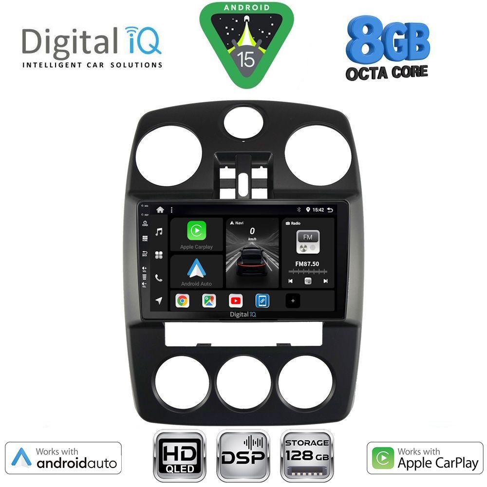 DIGITAL IQ BXF 7287_CPAA (9inc) MULTIMEDIA for CHRYSLER PT CRUISER mod. 2005-2010 - DIGITAL IQ 7287_CPAA