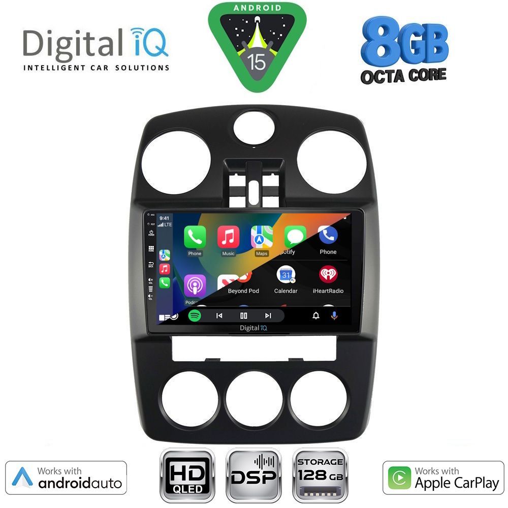 DIGITAL IQ BXF 7287_CPAA (9inc) MULTIMEDIA for CHRYSLER PT CRUISER mod. 2005-2010 - DIGITAL IQ 7287_CPAA