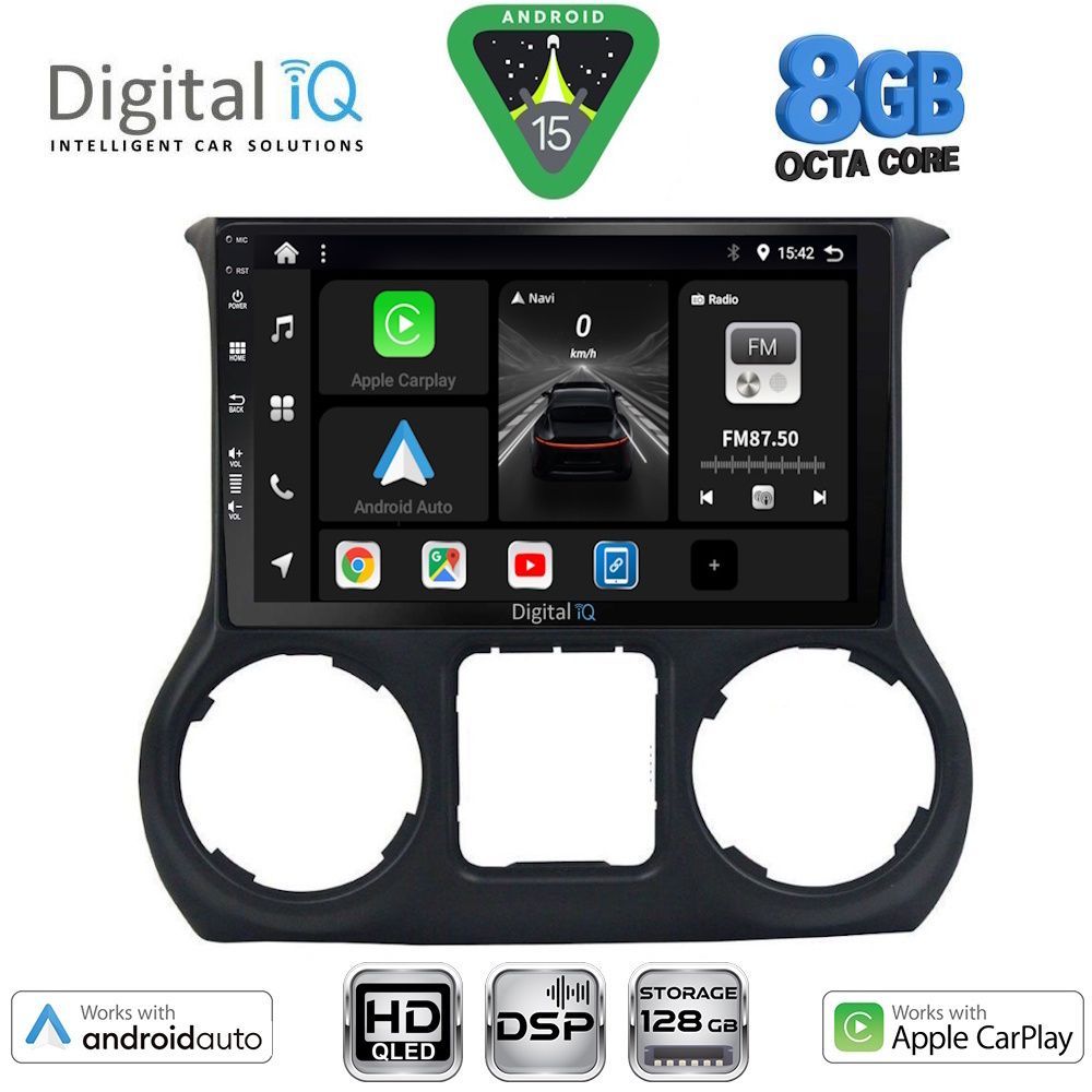 DIGITAL IQ BXF 7296_CPAA (10inc) MULTIMEDIA TABLET for JEEP WRANGLER  mod. 2014-2017 - DIGITAL IQ BXF7296_CPAA