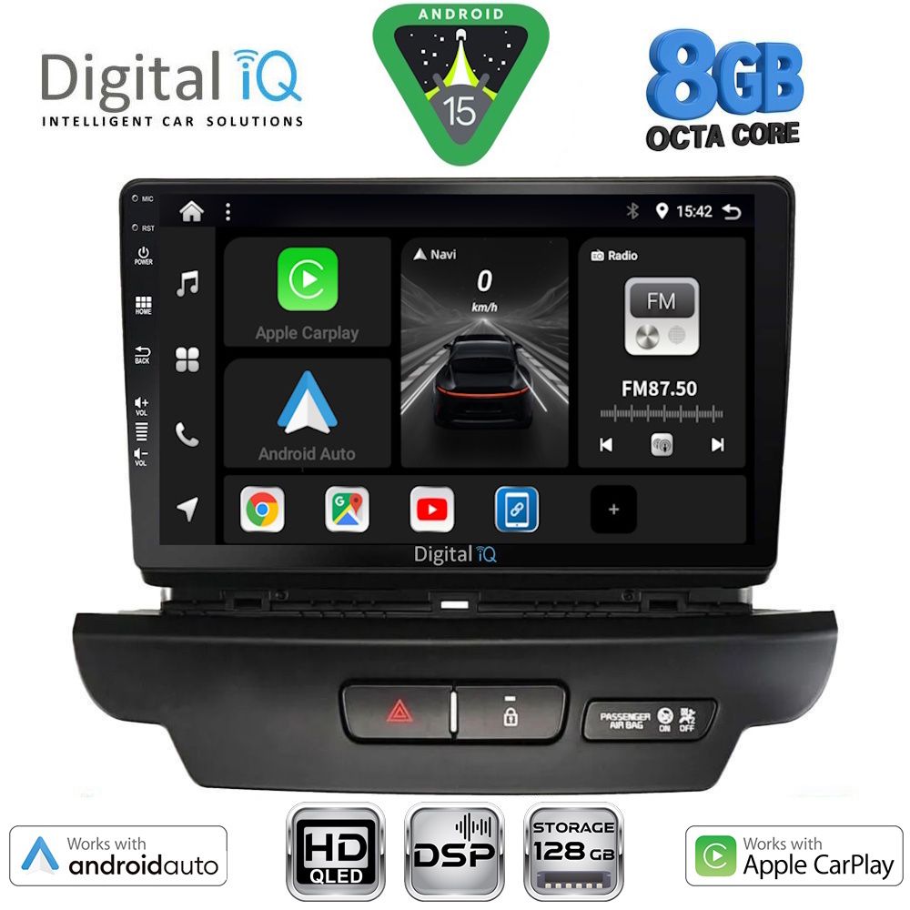 DIGITAL IQ BXF 7304_CPAA (9inc) MULTIMEDIA TABLET for KIA CEED - XCEED mod. 2018-2022 - DIGITAL IQ 7304_CPAA