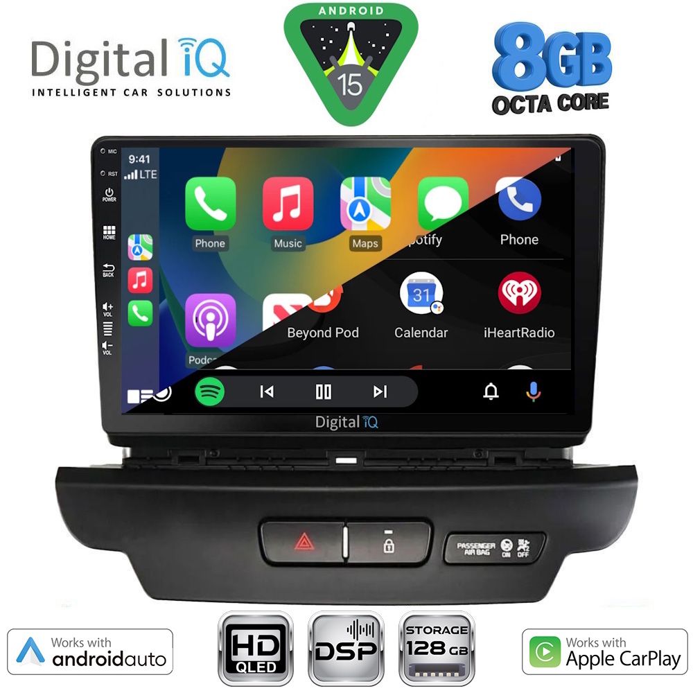 DIGITAL IQ BXF 7304_CPAA (9inc) MULTIMEDIA TABLET for KIA CEED - XCEED mod. 2018-2022 - DIGITAL IQ 7304_CPAA