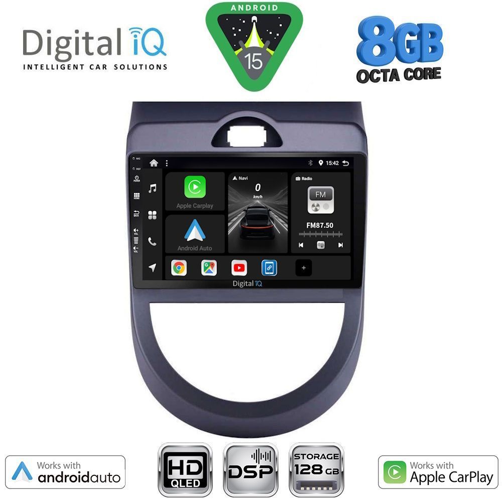 DIGITAL IQ BXF 7320_CPAA (9inc) MULTIMEDIA TABLET for KIA SOUL mod. 2008-2013 - DIGITAL IQ 7320_CPAA