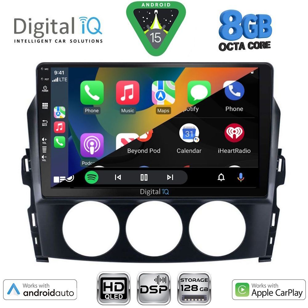 DIGITAL IQ BXF 7392_CPAA (9inc) MULTIMEDIA TABLET for MAZDA MX5 mod. 2005-2015 - DIGITAL IQ 7392_CPAA