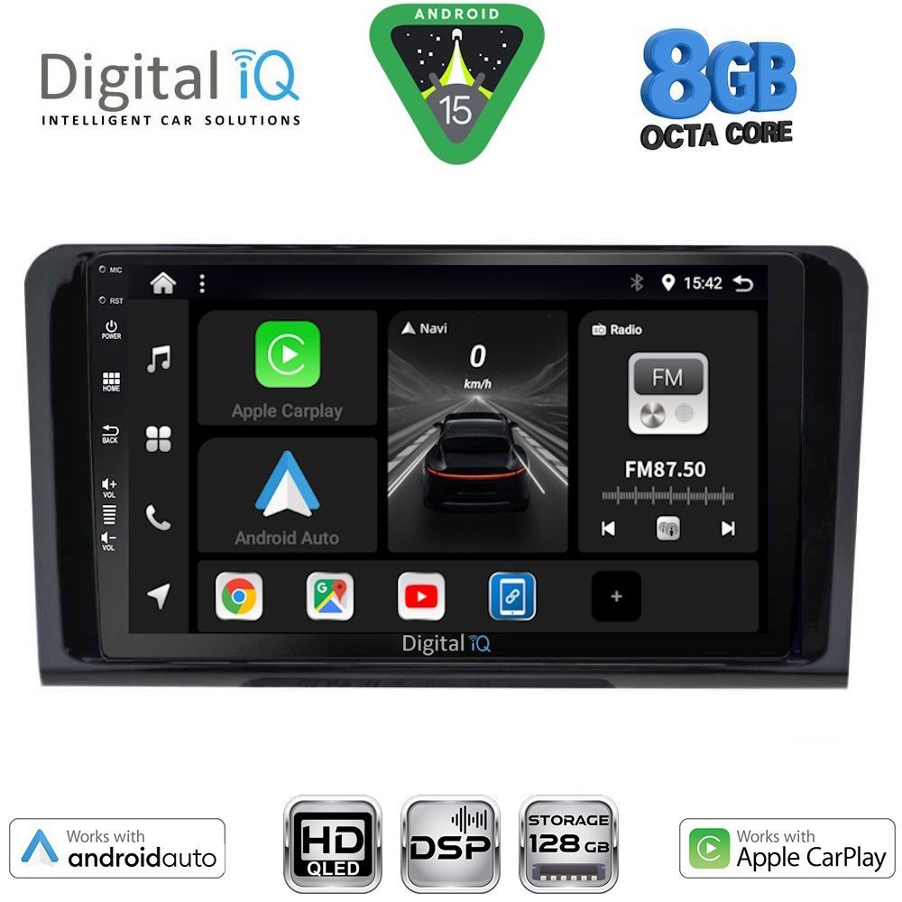 DIGITAL IQ BXF 7414_CPAA (9inc) MULTIMEDIA TABLET for MERCEDES ML (W164) – GL (X164) mod. 2005-2011