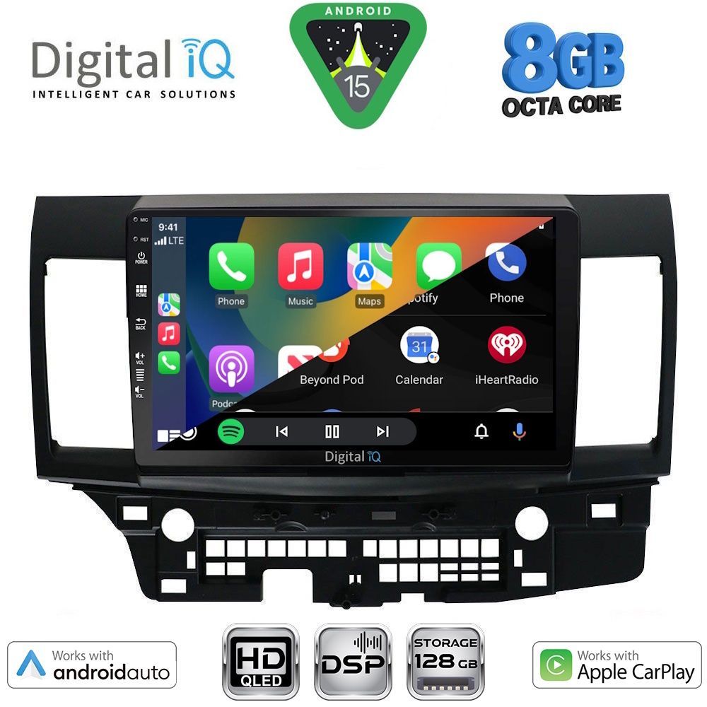 DIGITAL IQ BXF 7434_CPAA (10inc) MULTIMEDIA TABLET for MITSUBISHI LANCER mod. 2008-2017 - DIGITAL IQ BXF7434_CPAA