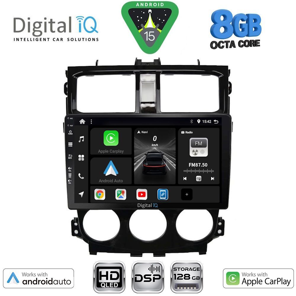 DIGITAL IQ BXF 7435_CPAA (9inc) MULTIMEDIA TABLET for MITSUBISHI COLT mod. 2013-2023 - DIGITAL IQ 7435_CPAA