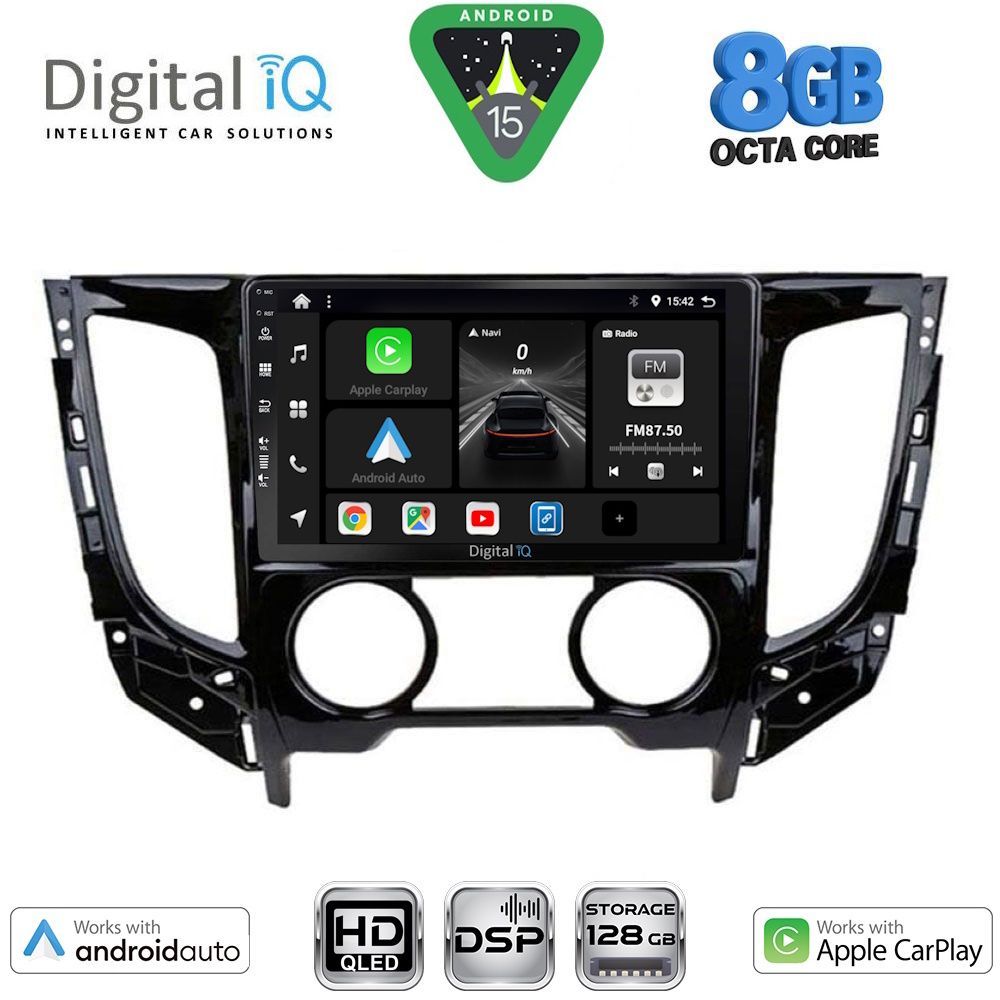 DIGITAL IQ BXF 7437_CPAA A/C (9inc) MULTIMEDIA TABLET for MITSUBISHI L200 mod. 2015-2019 με A/C - DIGITAL IQ 7437_CPAA A/C