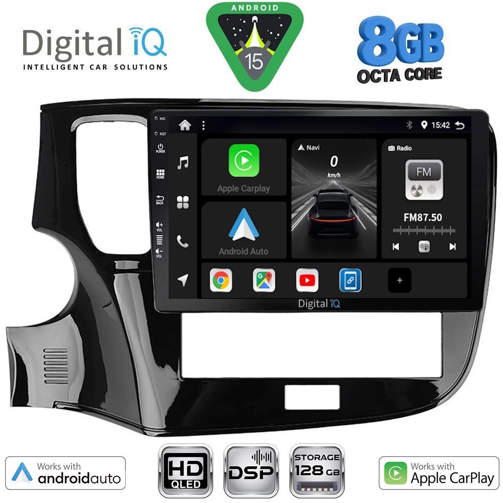 DIGITAL IQ BXF 7440_CPAA (10inc) MULTIMEDIA TABLET for MITSUBISHI OUTLANDER mod. 2020-2022 - DIGITAL IQ BXF7440_CPAA