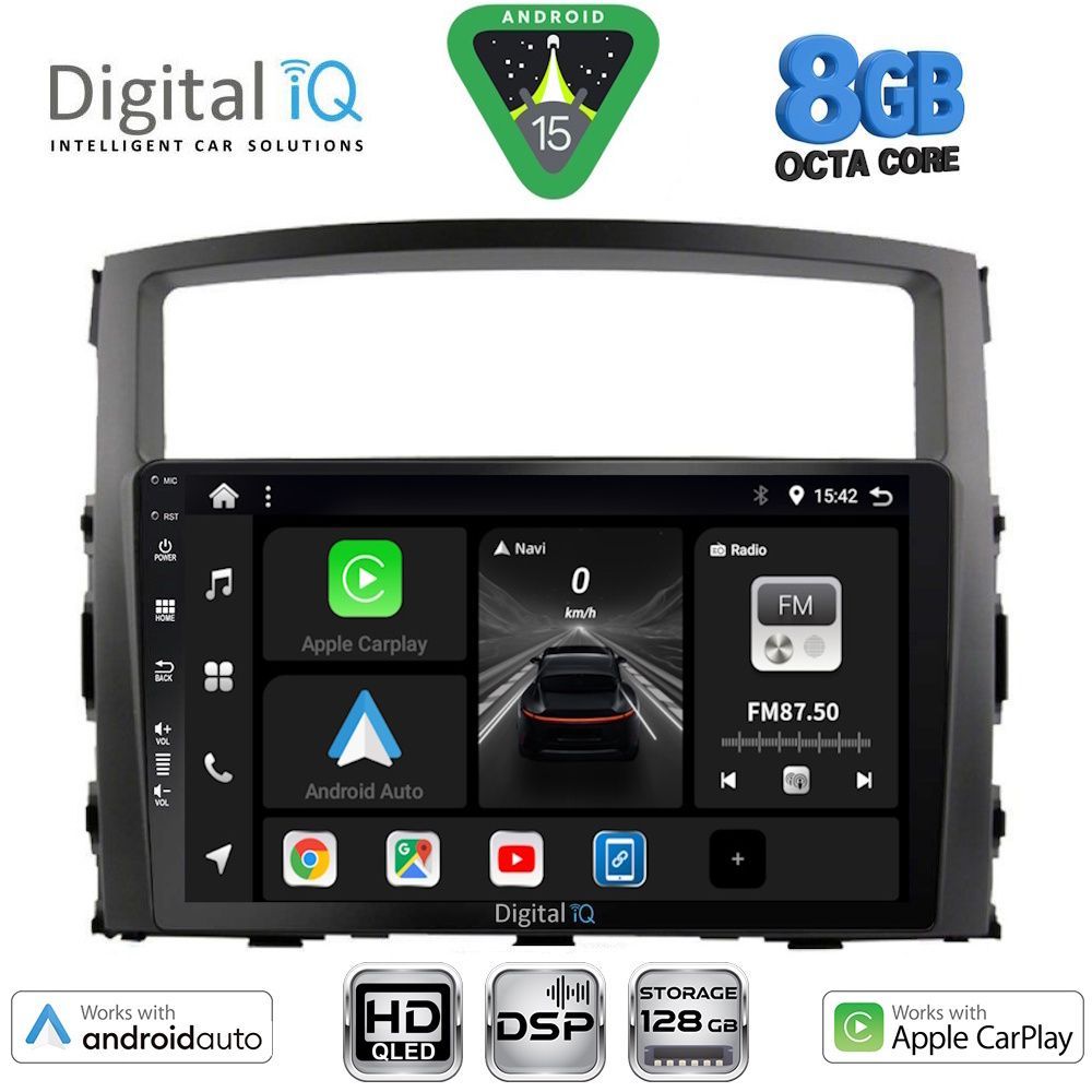 DIGITAL IQ BXF 7446_CPAA (9inc) MULTIMEDIA TABLET for MITSUBISHI PAJERO mod. 2006-2013 - DIGITAL IQ 7446_CPAA