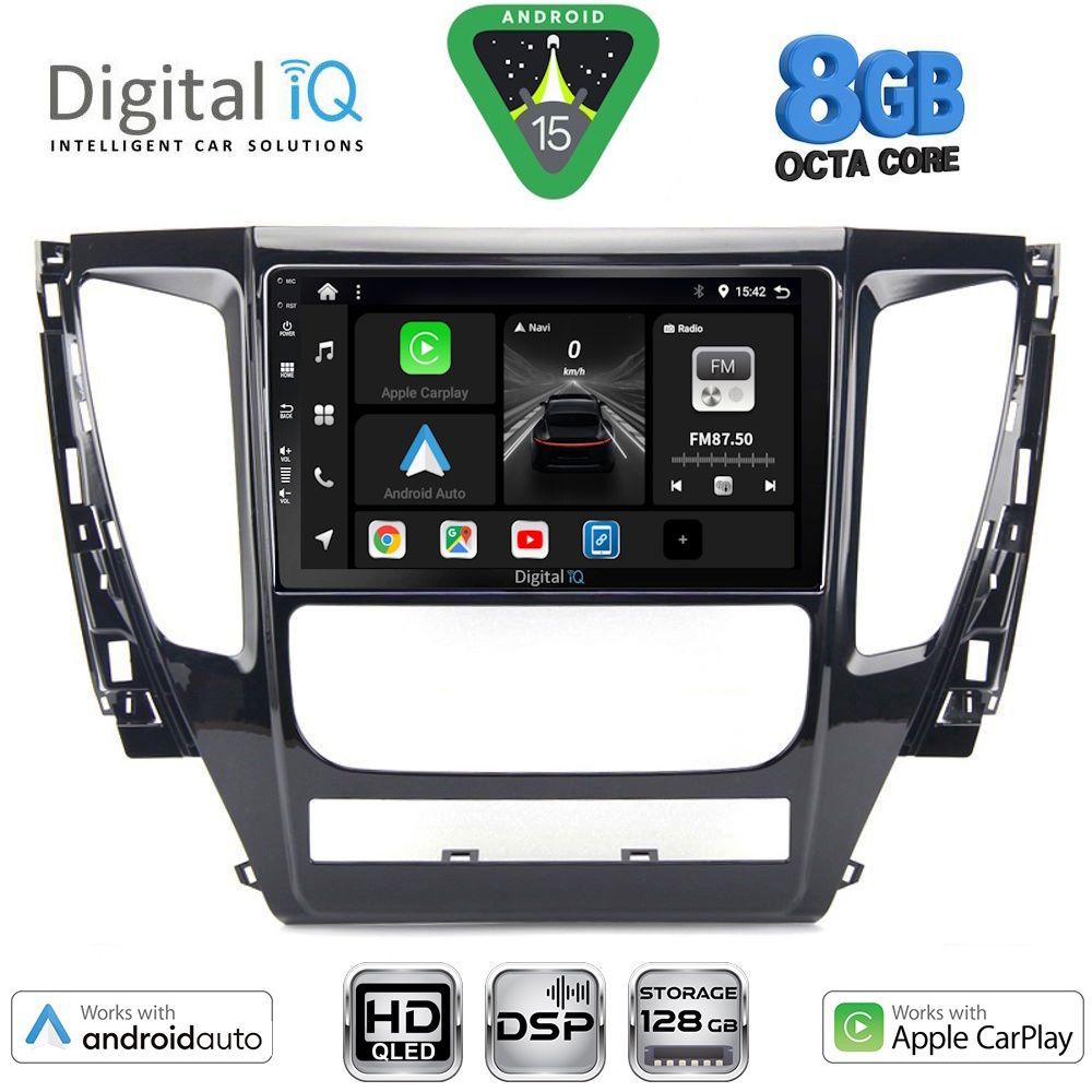 DIGITAL IQ BXF 7447A_CPAA (9inc) MULTIMEDIA TABLET for MITSUBISHI PAJERO mod. 2013-2020 - DIGITAL IQ 7447_CPAA
