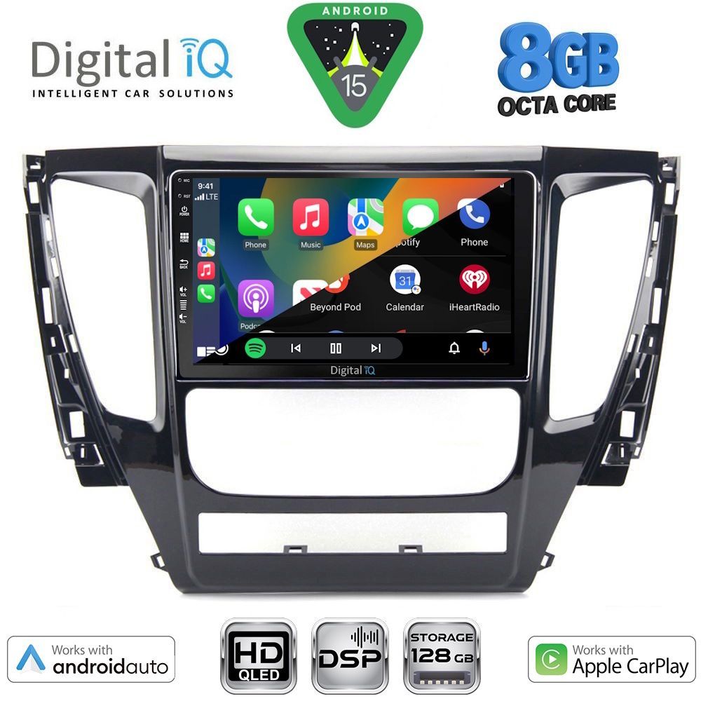 DIGITAL IQ BXF 7447A_CPAA (9inc) MULTIMEDIA TABLET for MITSUBISHI PAJERO mod. 2013-2020 - DIGITAL IQ 7447_CPAA