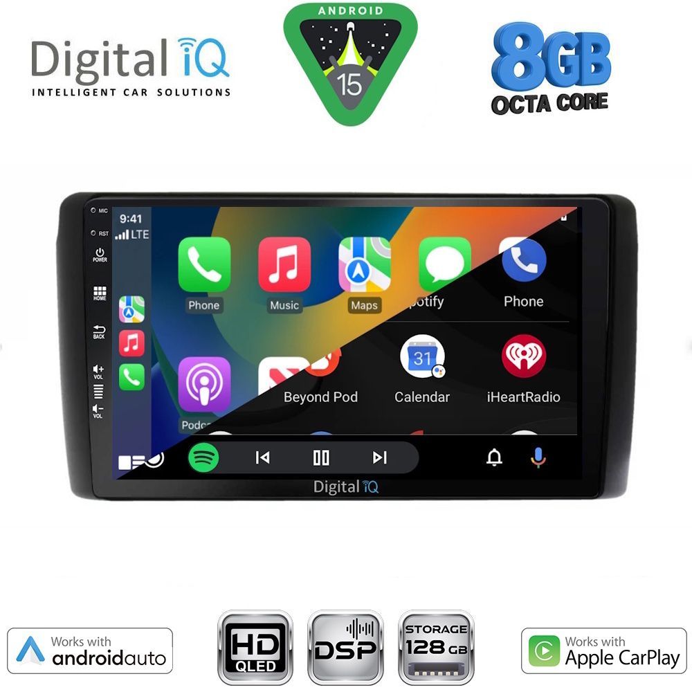 DIGITAL IQ BXF 7472_CPAA (9inc) MULTIMEDIA TABLET for NISSAN LEAF mod. 2009-2017 - DIGITAL IQ 7472_CPAA