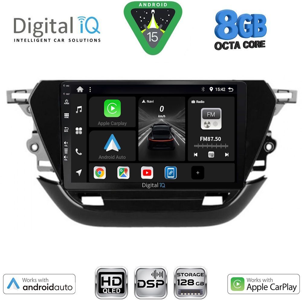DIGITAL IQ BXF 7487_CPAA (9inc) MULTIMEDIA TABLET for OPEL CORSA F mod. 2019-2024 - DIGITAL IQ 7487_CPAA