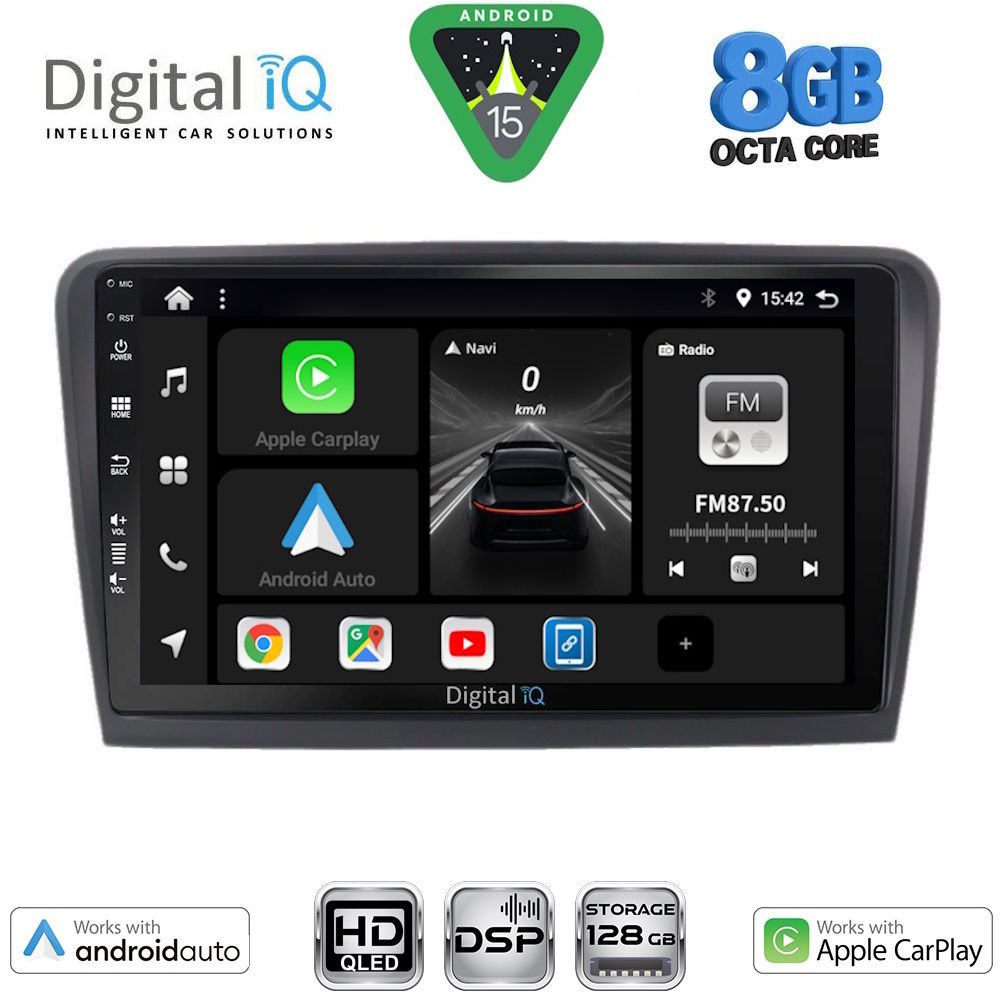 DIGITAL IQ BXF 7601_CPAA (9inc) MULTIMEDIA TABLET for SKODA RAPID  mod. 2012-2023 - DIGITAL IQ 7601_CPAA