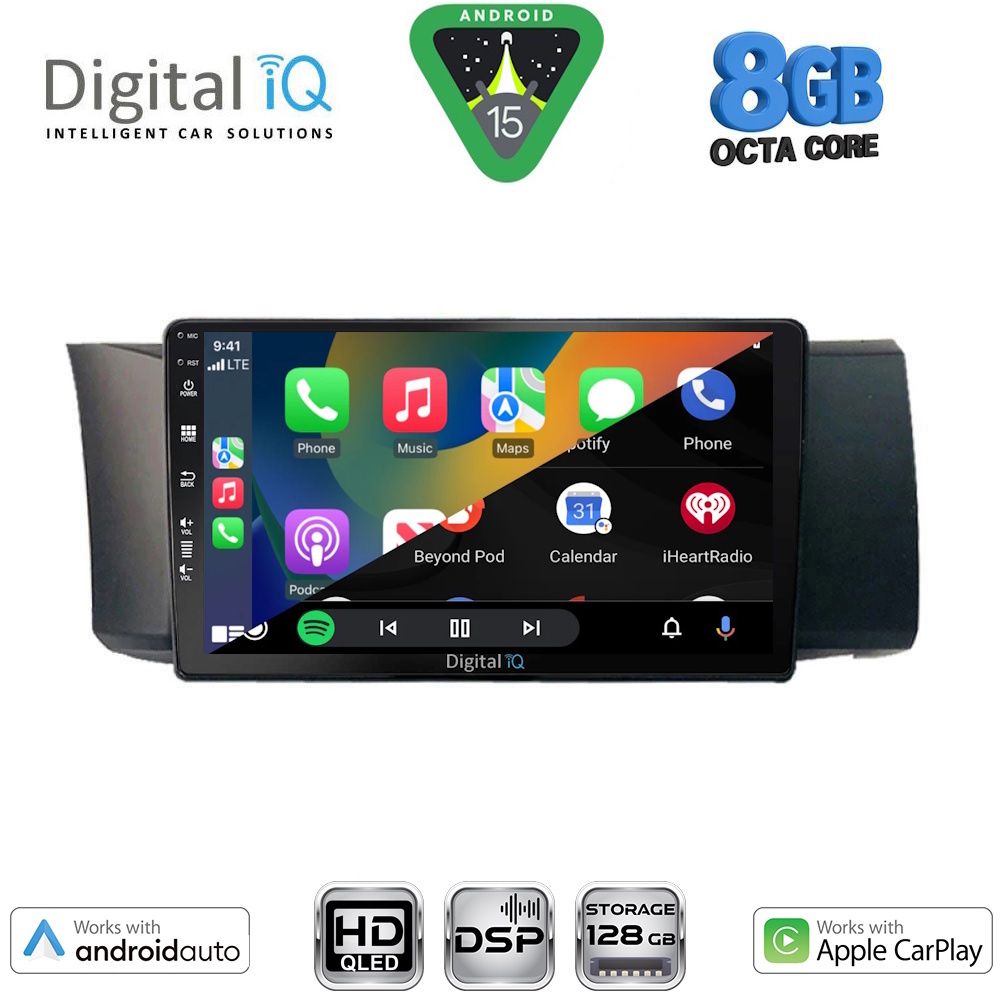 DIGITAL IQ BXF 7669_CPAA (9inc) MULTIMEDIA TABLET for TOYOTA GT86 - SUBARU BRZ mod. 2012-2026 - DIGITAL IQ 7669_CPAA