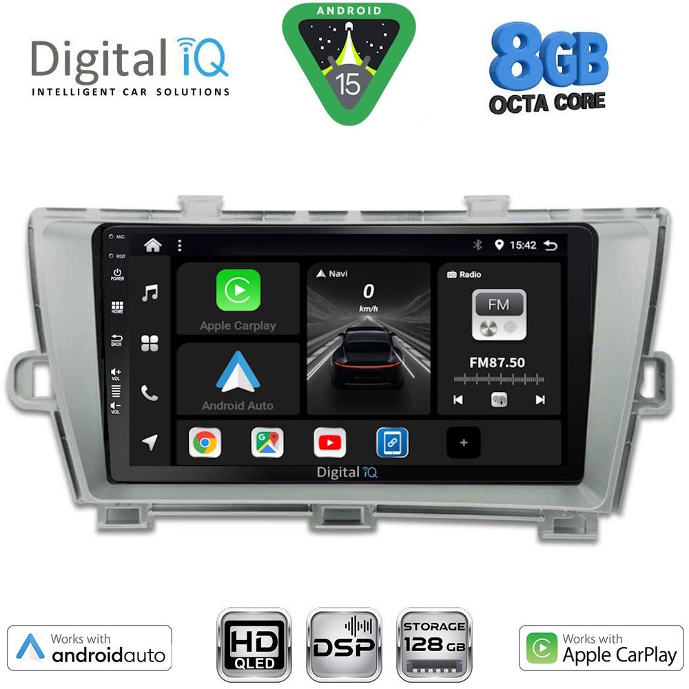 DIGITAL IQ BXF 7726_CPAA (9inc) MULTIMEDIA TABLET for TOYOTA PRIUS mod. 2009-2015 - DIGITAL IQ 7726_CPAA