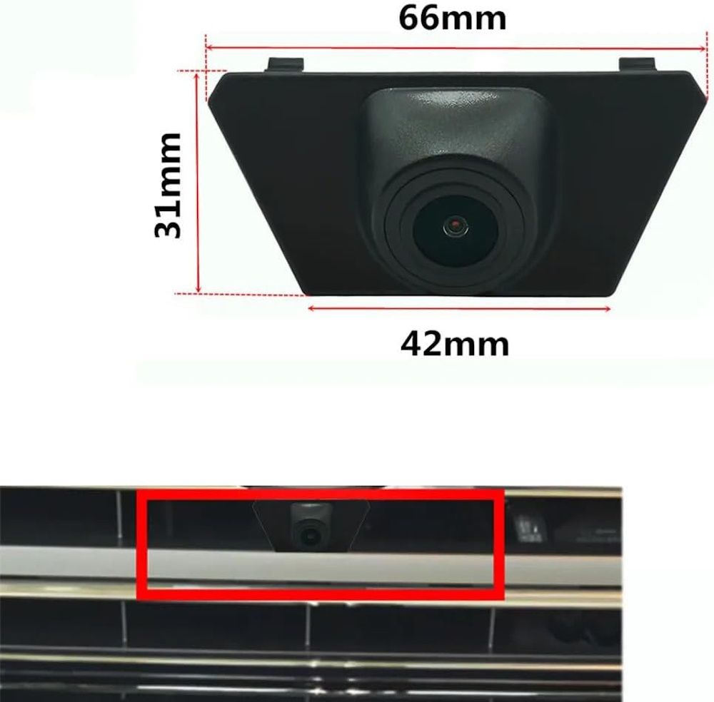 DIGITAL IQ CAMERA QS8083 (AHD-NTSC) FRONT CAMERA for TOYOTA LANDCRUISER mod. 2008-2015 - DIGITAL IQ CAMERA QS8083