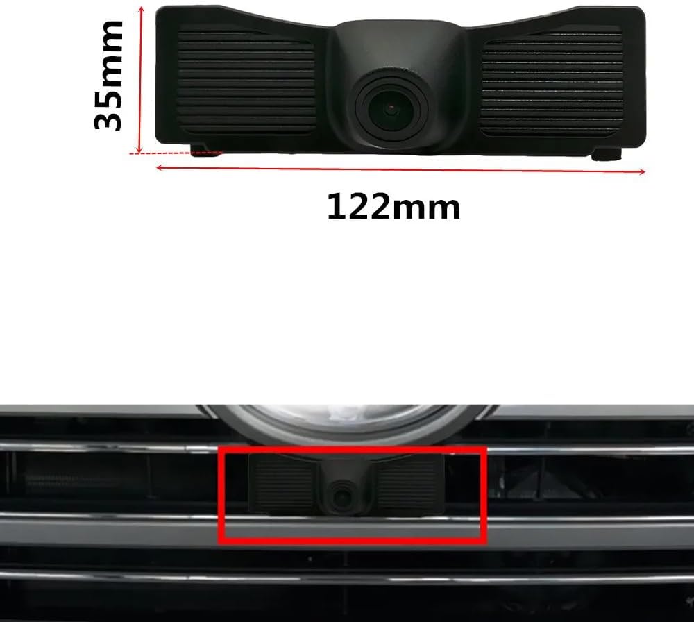 DIGITAL IQ CAMERA QS8118 (AHD-NTSC) FRONT CAMERA for TOYOTA LANDCRUISER mod. 2016-2019 - DIGITAL IQ CAMERA QS8118