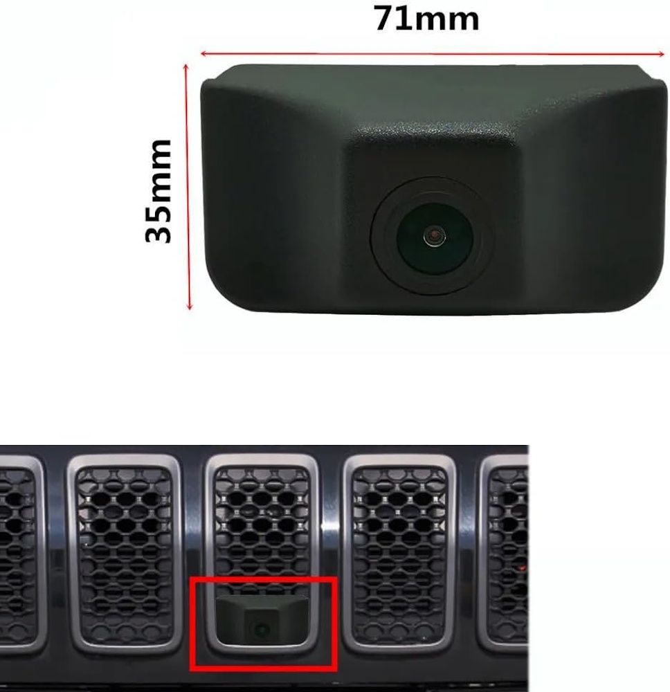 DIGITAL IQ CAMERA QS8153 (AHD-NTSC) FRONT CAMERA for JEEP CHEROKEE mod. 2014-2024 - DIGITAL IQ CAMERA QS8153