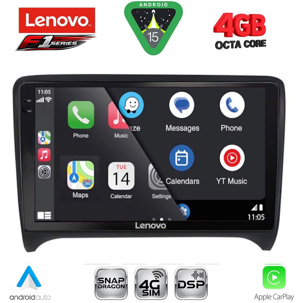 LENOVO SSQ 9009_CPA (9inc) MULTIMEDIA TABLET for AUDI TT  mod. 2007-2015