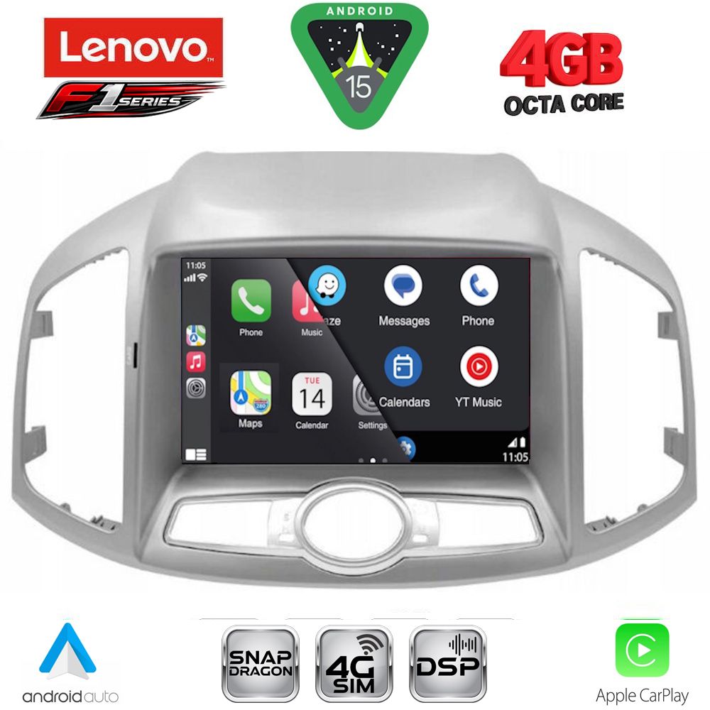 LENOVO SSQ 9071_CPA (9inc) MULTIMEDIA for CHEVROLET CAPTIVA mod. 2012-2018