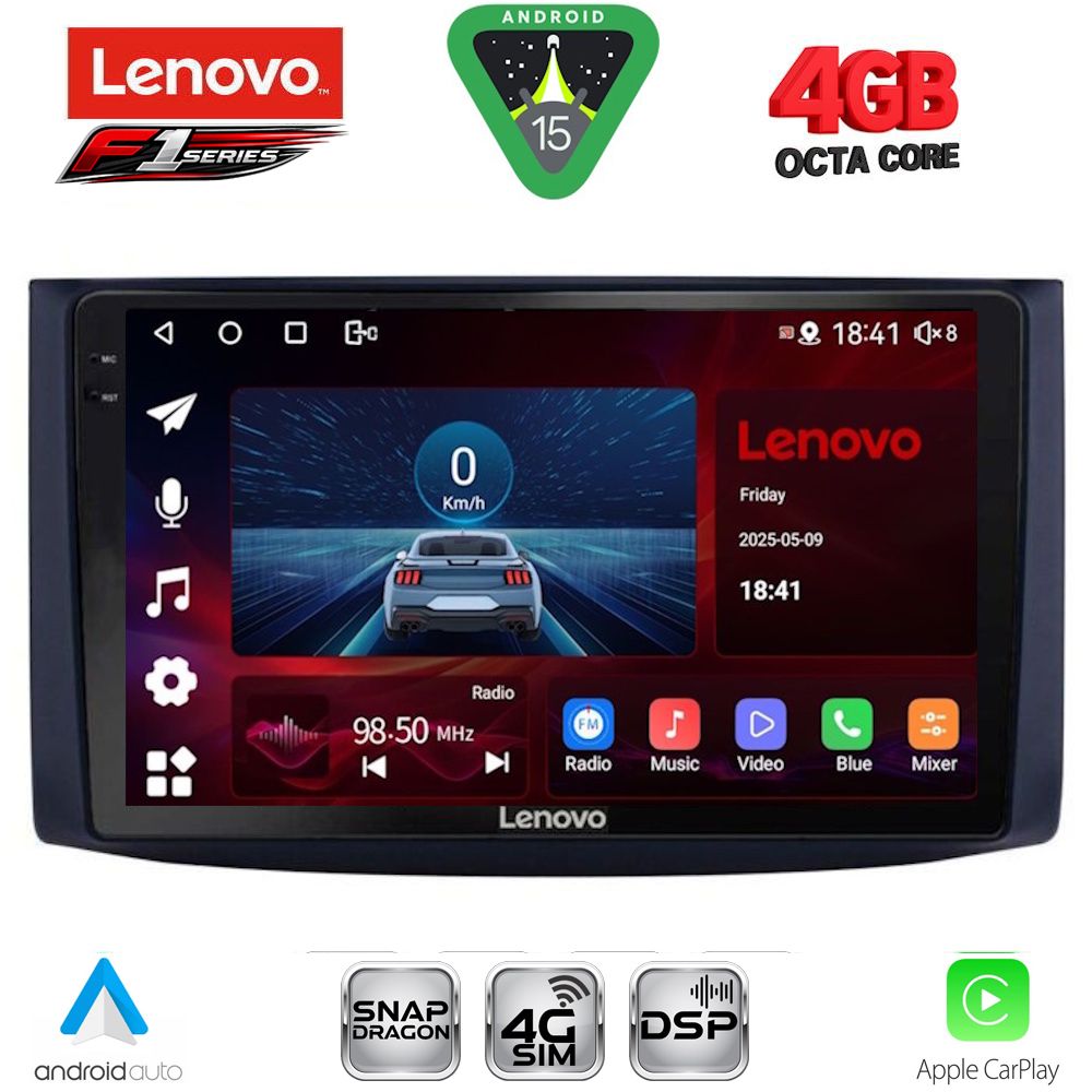 LENOVO SSQ 9072_CPA (9inc) MULTIMEDIA TABLET for CHEVROLET AVEO mod. 2006-2010