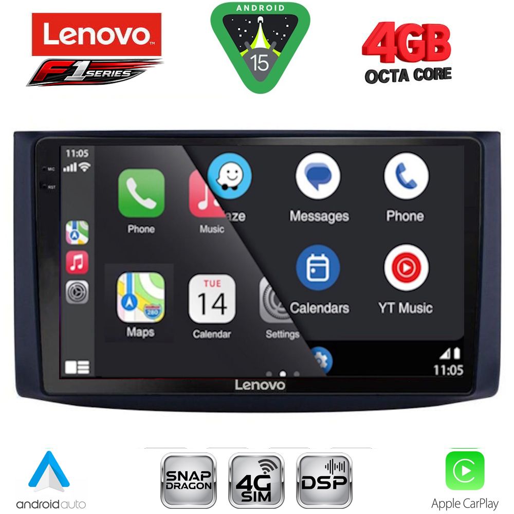 LENOVO SSQ 9072_CPA (9inc) MULTIMEDIA TABLET for CHEVROLET AVEO mod. 2006-2010