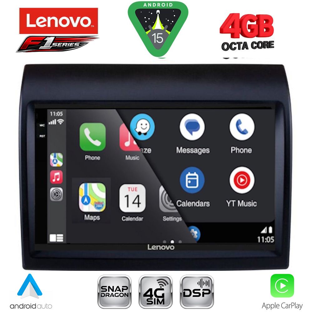 LENOVO SSQ 9141_CPA (9inc) MULTIMEDIA TABLET for FIAT DUCATO – CITROEN JUMPER – PEUGEOT BOXER mod. 2011-2021