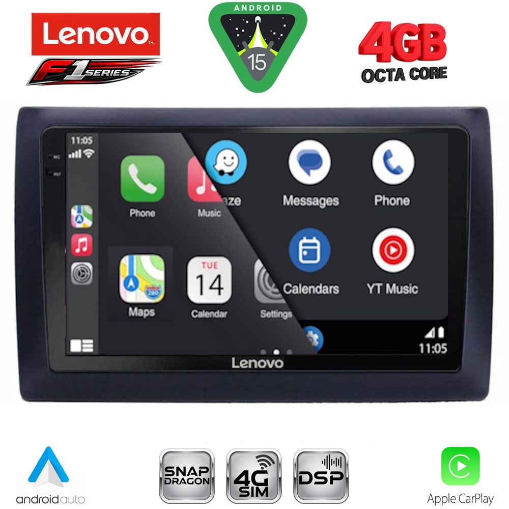 LENOVO SSQ 9145_CPA (9inc) MULTIMEDIA TABLET for FIAT STILO mod. 2001-2007 - LENOVO SSQ 9145_CPA