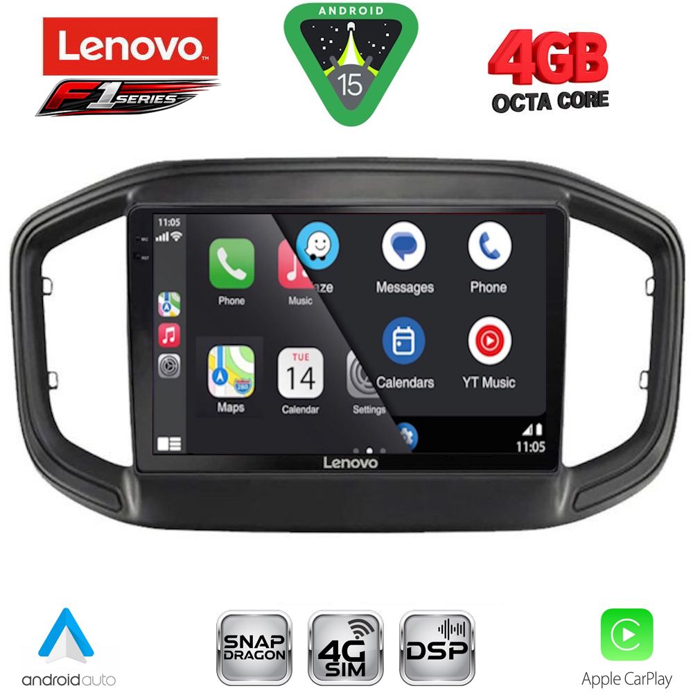 LENOVO SSQ 9147_CPA (9inc) MULTIMEDIA TABLET for FIAT STRADA mod. 2020-2026 - LENOVO SSQ 9147_CPA