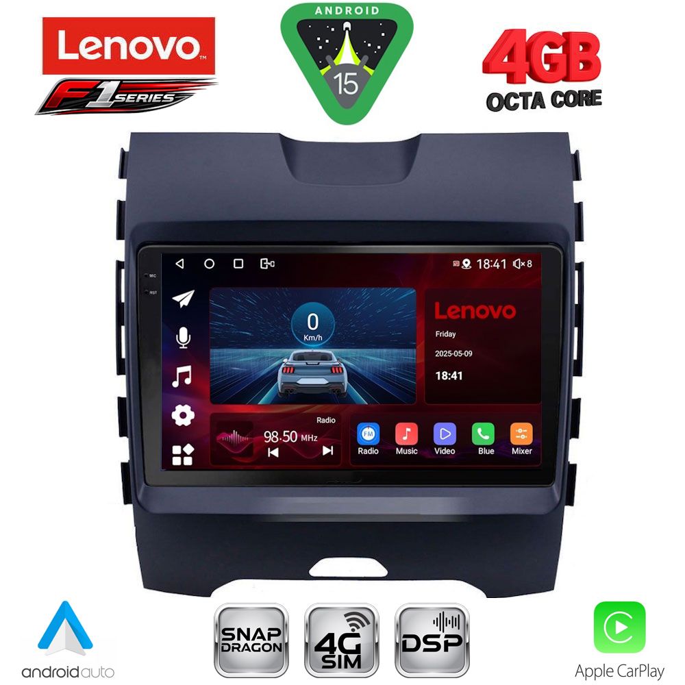 LENOVO SSQ 9152_CPA (9inc) MULTIMEDIA TABLET for FORD EDGE  mod. 2015-2023 - LENOVO SSQ 9152_CPA