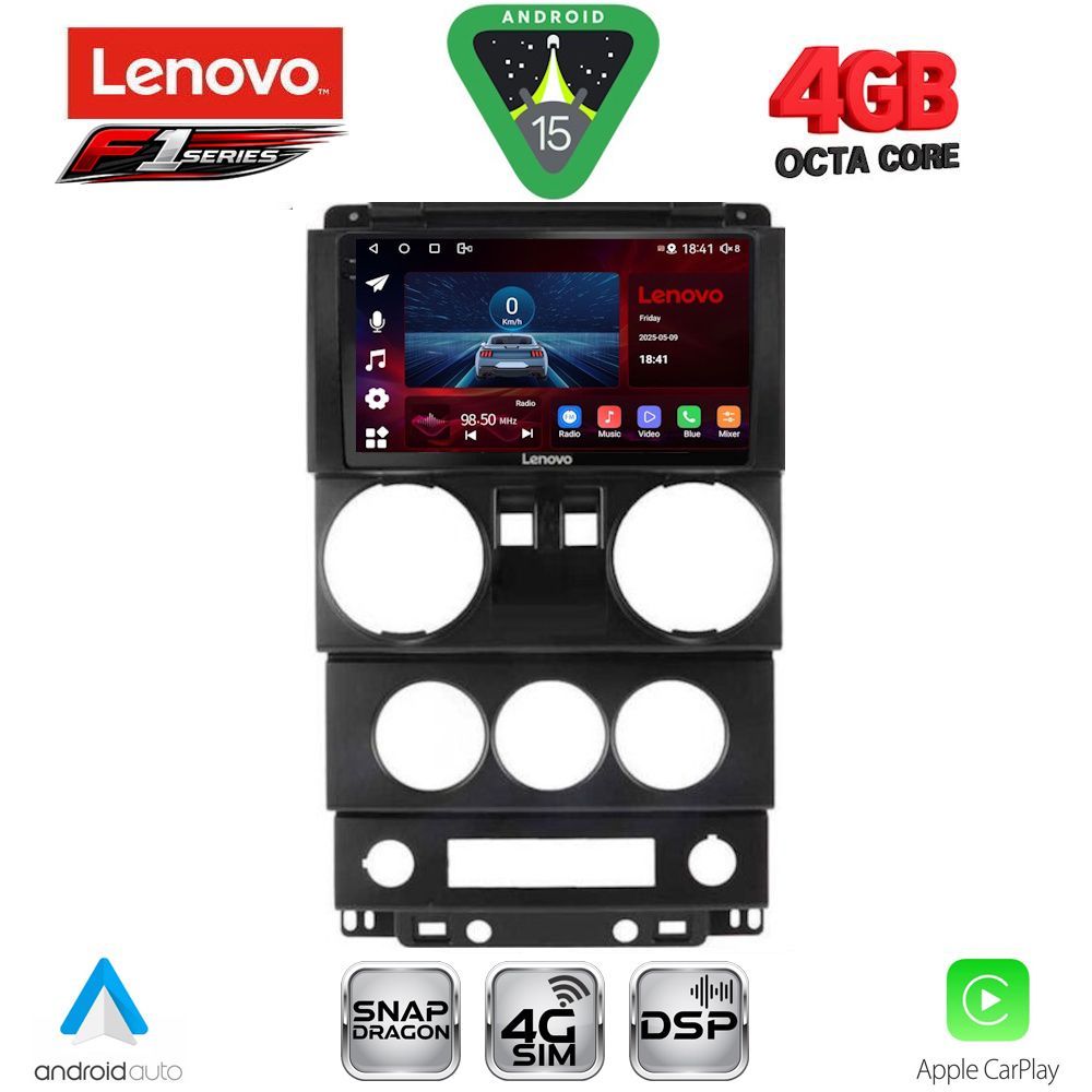 LENOVO SSQ 9293_CPA (9inc) MULTIMEDIA TABLET for JEEP WRANGLER  mod. 2006-2011 - LENOVO SSQ 9293_CPA