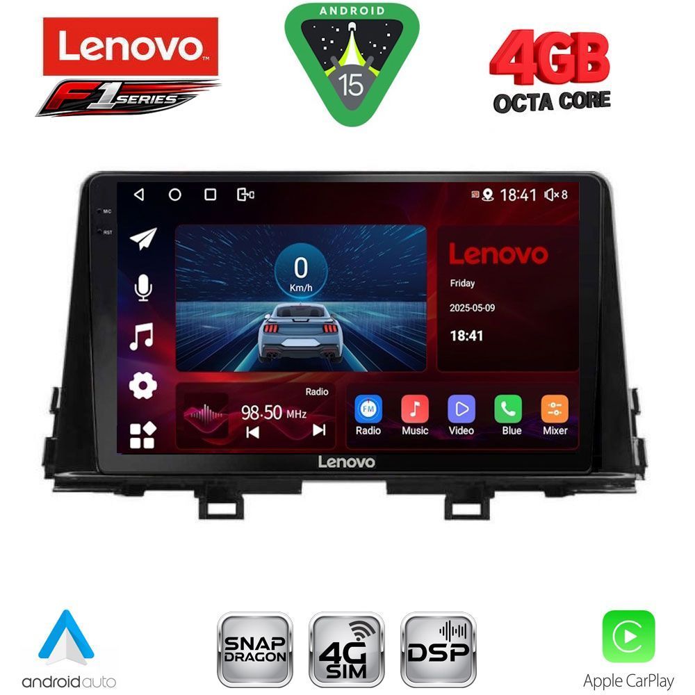 LENOVO SSQ 9309_CPA (9inc) MULTIMEDIA TABLET for KIA PICANTO mod. 2017-2021 - LENOVO SSQ 9309_CPA